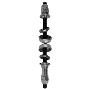 Eixo Traseiro G7 200mm Aço Preto Grosso 3/8 ( 5 Unidades )