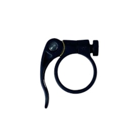 Abraçadeira Selim Importado 35mm Alumínio Preto Blocagem