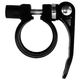 Abraçadeira Selim Inviktus 31,8mm Alumínio Preto Com Blocagem