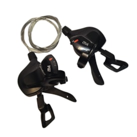 Alavanca Cambio Rapid Fire Sunrace M400 21M Alumínio Dual Release Sem Manete