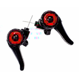 Alavanca Cambio Thumbshifter S.Shine 18 Marchas Nylon Vermelho