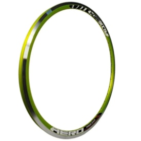 Aro 26 MTB Alumínio Aero Arosul Amarelo Flourescente 36 F