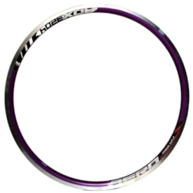 Aro 26 MTB Alumínio Aero Arosul Violeta CNC 36 Furos