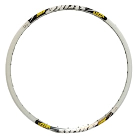 Aro 26 MTB Alumínio Aero Vzan Strike Branco Disco 36 F