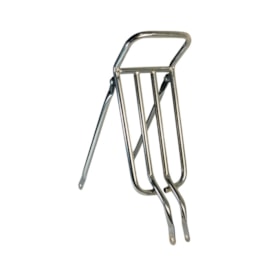 Bagageiro de Bicicleta Tubular Aro 26 AMR Cromado