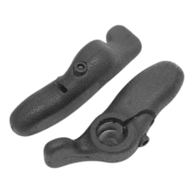 Bar End Emborrachado Importado Ergonômico Preto