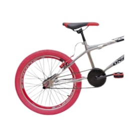 Bicicleta Aro 20 Diniz Freestyle Cromado e Vermelho