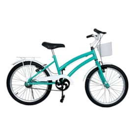 Bicicleta Aro 20 Samy Jady Verde Anis e Branco