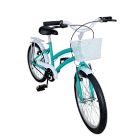 Bicicleta Aro 20 Samy Jady Verde Anis e Branco