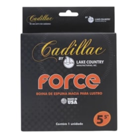 Boina Espuma Force Cadillac Lustro Preto 5,5