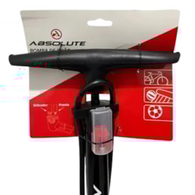 Bomba de Ar Oficina Bicicleta Absolute Bico Duplo