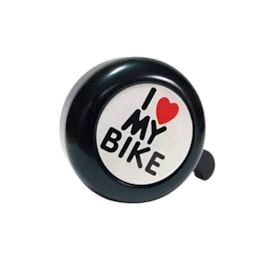 Buzina de Bicicleta Importado Campainha I My Love Preto