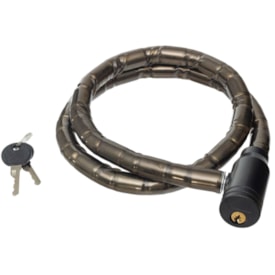 Cadeado de Bicicleta Espiral Articulado GTA Com Chave 18mm X 1M