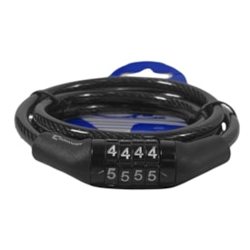 Cadeado de Bicicleta Espiral Comander Segredo 6mm X 1M