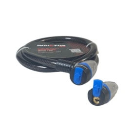 Cadeado de Bicicleta Espiral Inviktus Com Chave 15mm X 1M