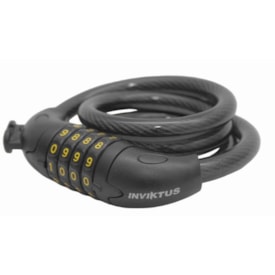 Cadeado de Bicicleta Espiral Inviktus Segredo 12mm X 1M