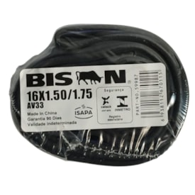 Câmara Aro 16 Bison Válvula Americana 33mm 1.50/1.75