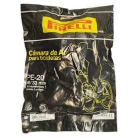 Câmara Aro 20 PE Pirelli Válvula Americana 33mm Balão