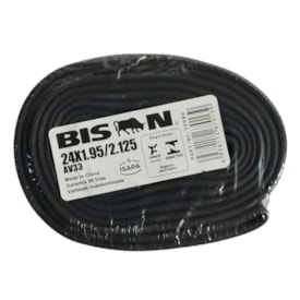 Câmara Aro 24 Bison Válvula Americana 33mm 1.95/2.125