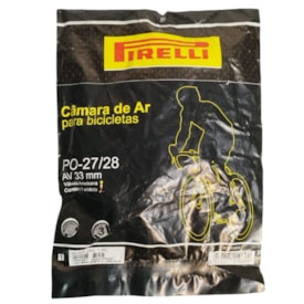 Câmara Aro 27/28 PO Pirelli Válvula Americana 33mm