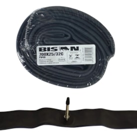 Câmara Aro 700 Bison Válvula Presta 48mm 25/32C