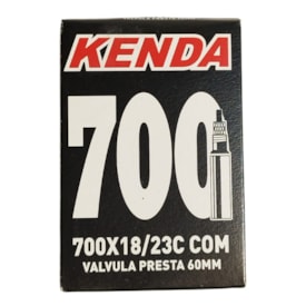 Câmara Aro 700 Kenda Válvula Presta 60mm 18/23