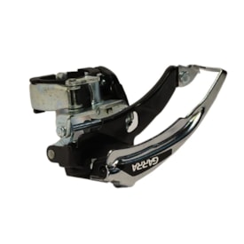 Cambio Dianteiro Garra QD-40 34,9mm Puxa Por Cima Cromado Para Pedivela Reduzido Index