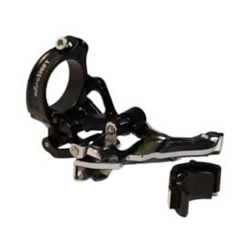 Cambio Dianteiro Microshift M853-B 34,9mm Dual Pull Cromado Para Pedivela Reduzido