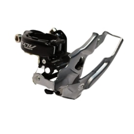 Cambio Dianteiro Shimano Altus M370 34,9mm Dual Pull Cromado