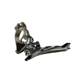 Cambio Dianteiro Yamada Q25 28,6mm Puxa Por Baixo Cromado