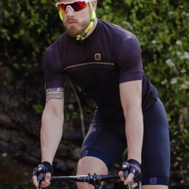 Camisa Ciclismo F13 Furbo Manga Curta Zi Zb Nobile Preto