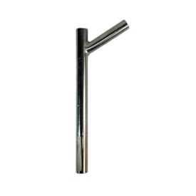 Canote de Selim Tubo Cross Aço 25,4mm X 330mm Cromado