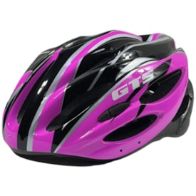 Capacete Bike GTS Out Mold Rosa e Preto G
