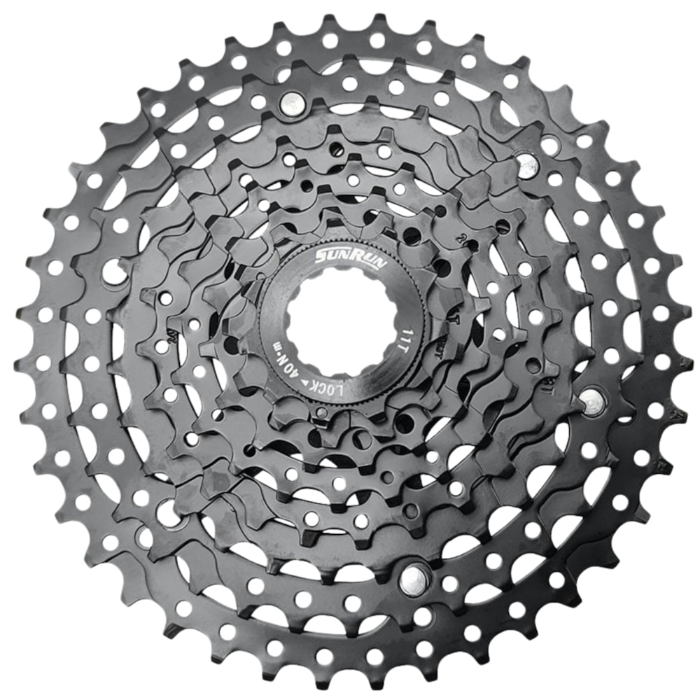 Cassete 8 Velocidades Sunrun K8 Index Preto 11/40D