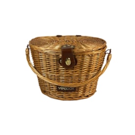 Cesta de Bicicleta Aro 26 Velobox Chaperon Vime Amarelo