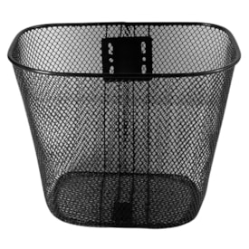 Cesta de Bicicleta Grande Aro 26 Importado Aço Preto