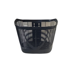 Cesta de Bicicleta Média Aro 26 Importado Nylon Preto