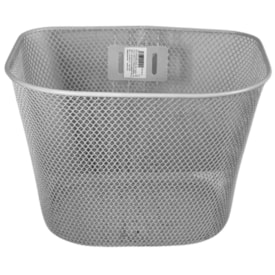 Cesta de Bicicleta Média Aro 26 Volpx Aço Branco