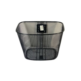 Cesta de Bicicleta Média Oval Aro 26 Logan Aço Preto