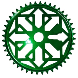 Coroa Galic Silk Cardeal Verde 44 Dentes Aço