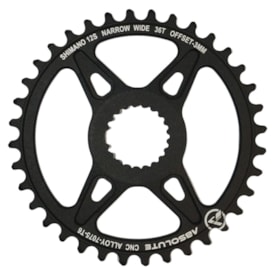 Coroa Single Absolute Prime 36 Dentes Alumínio