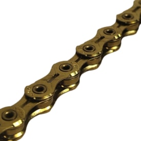 Corrente Fina KMC X11-SL 1/2x11/128 116 Elos Dourado Index 11V Vazada