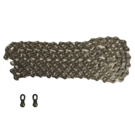 Corrente Fina KMC X12 1/2x11/128 126 Elos Prata Index 12V