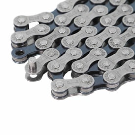 Corrente Fina Nitrus 116 Elos Preto Cromado Index 24 Velocidades