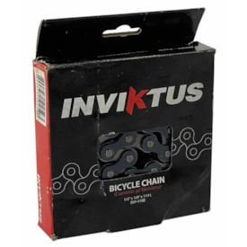Corrente Grossa Inviktus 114 Elos Preto 1 Velocidade