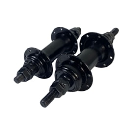 Cubo Aço Rosca 16 Furos com Esfera Preto