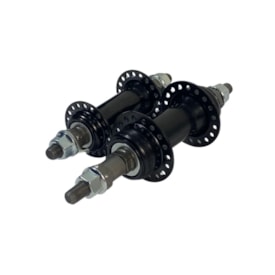 Cubo Aço Rosca 36 Furos com Esfera Preto Com Espaçador