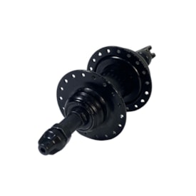 Cubo Aço Rosca 36 Furos com Esfera Preto Com Espaçador