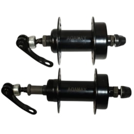 Cubo Aço Rosca 36 Furos com Esfera Preto Com Espaçador