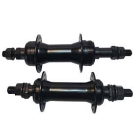 Cubo Aço Rosca Importado 36 Furos Com Esfera e Porca ( Preto )